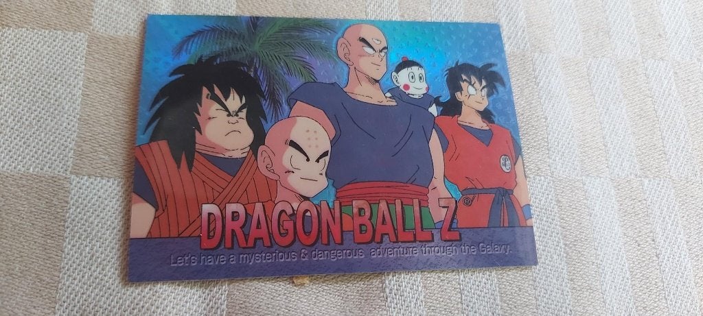 dragonball z kaart reverseholo card Chiaotzu krillin Yajirob, Hobby en Vrije tijd, Ophalen of Verzenden, Zo goed als nieuw, Losse kaart