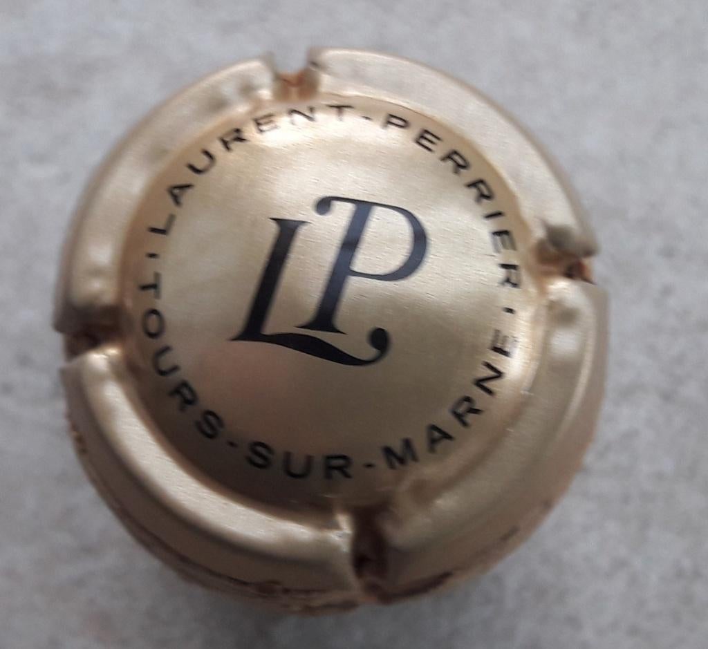 Capsule en kurk van Laurent Perriers tours sur Marne, Verzamelen, Ophalen of Verzenden, Gebruikt, Champagne