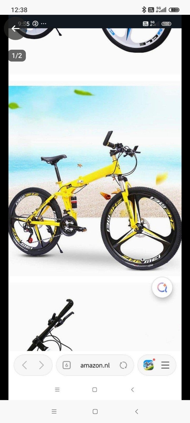 plooi mountainbike, Fietsen en Brommers, Fietsen | Crossfietsen en BMX, Ophalen