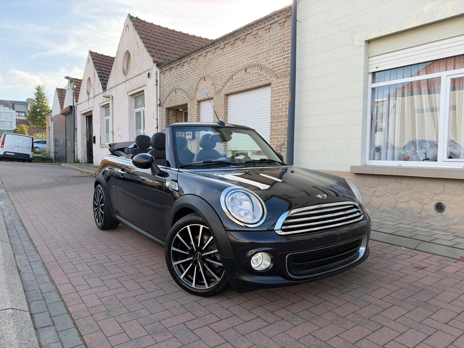 Mini Cooper Cabrio 1.6i / 2015 / 77000.km /Automaat/Garantie, Autos, Cuir, Achat, Ordinateur de bord, Euro 6