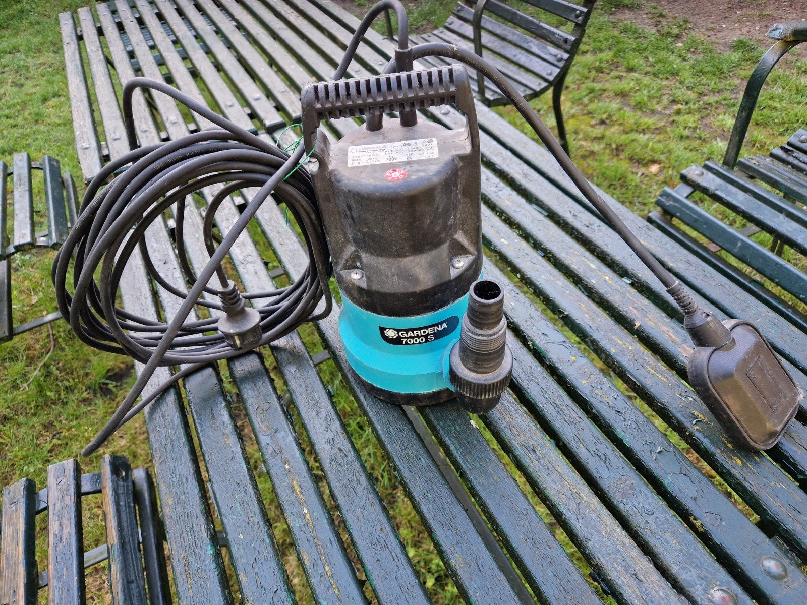 Dompelpomp met slang., Ophalen of Verzenden, Dompelpomp