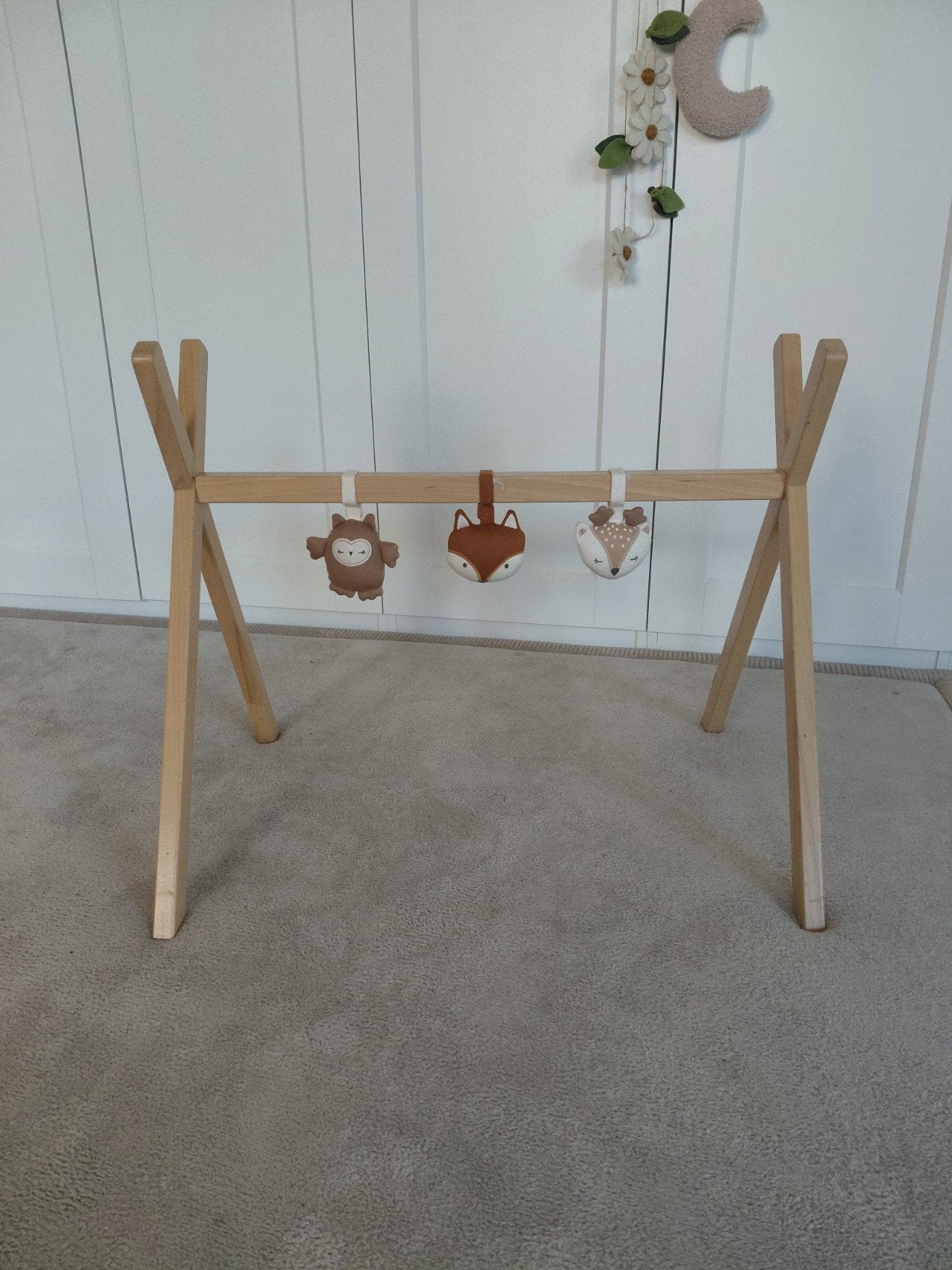 Houten speelboog + hangers (maison du monde), Ophalen
