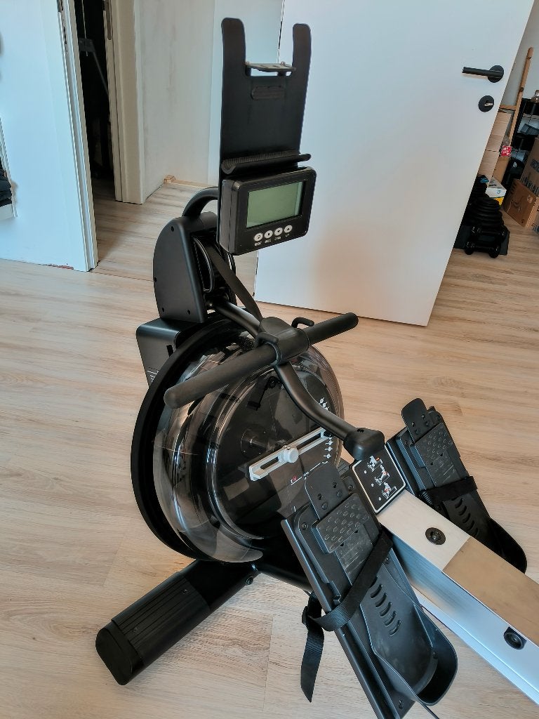 Roeitrainer - roeimachine met waterweerstand D.C. Athletics, Sport en Fitness, Fitnessapparatuur, Zo goed als nieuw, Roeitrainer