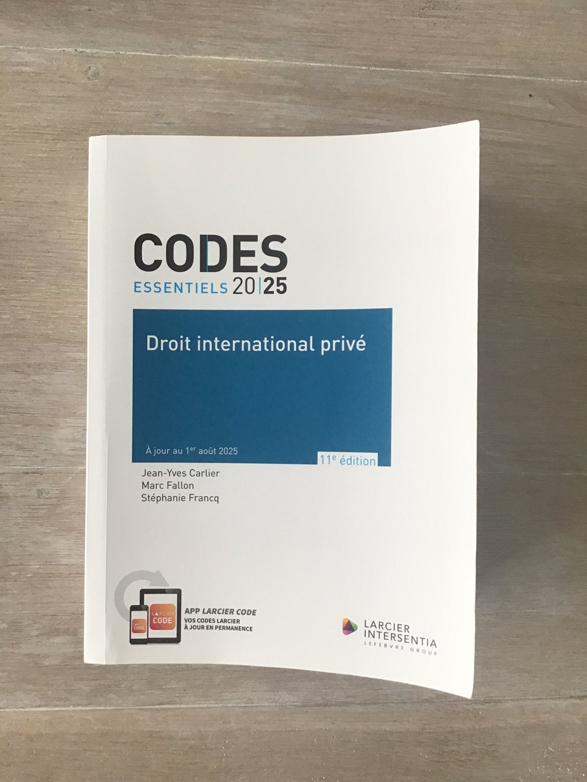 Code de droit international privé, Enlèvement, Comme neuf
