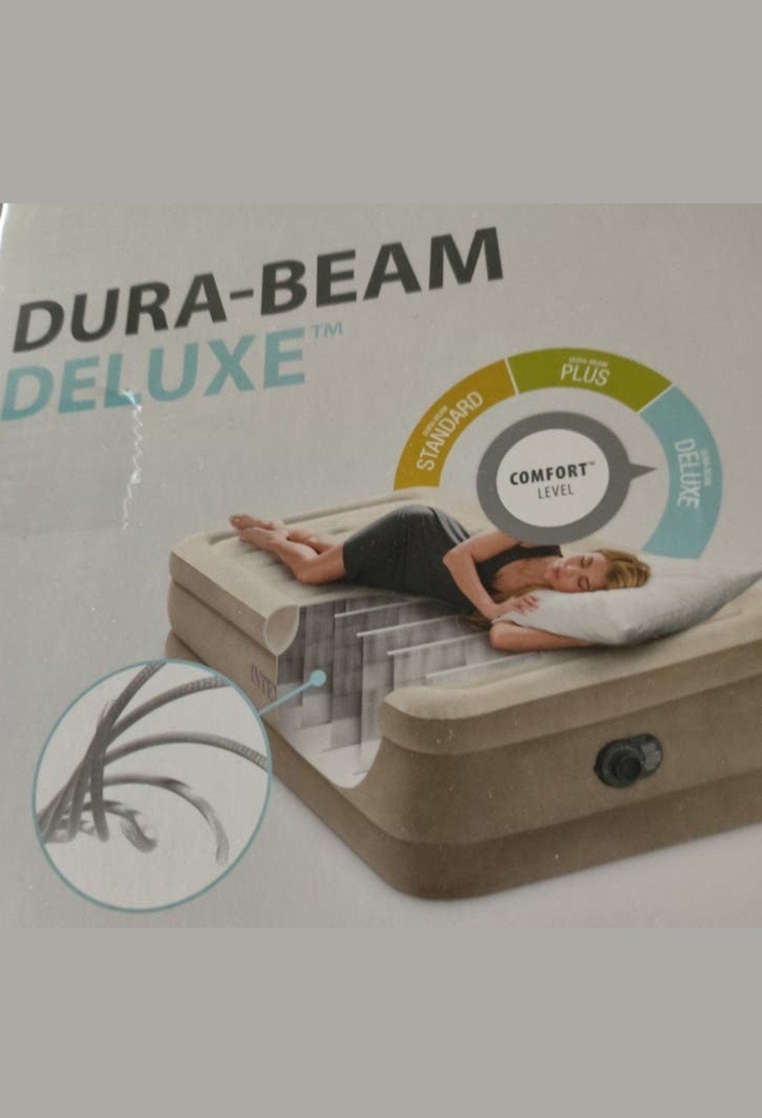 Elektrische luchtmatras 1,91 op 99 cm, 46 cm hoog, Caravanes & Camping, Enlèvement