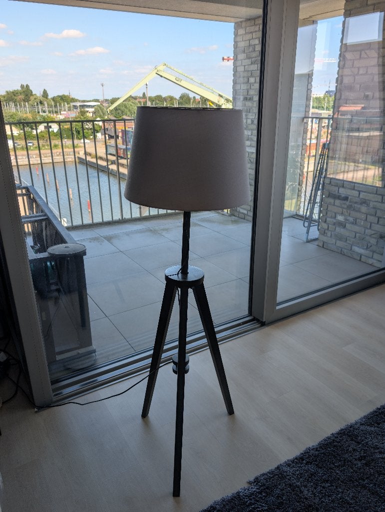 IKEA LAUTERS vloerlamp, Maison & Meubles, Lampes | Lampadaires, Comme neuf, 150 à 200 cm, Enlèvement