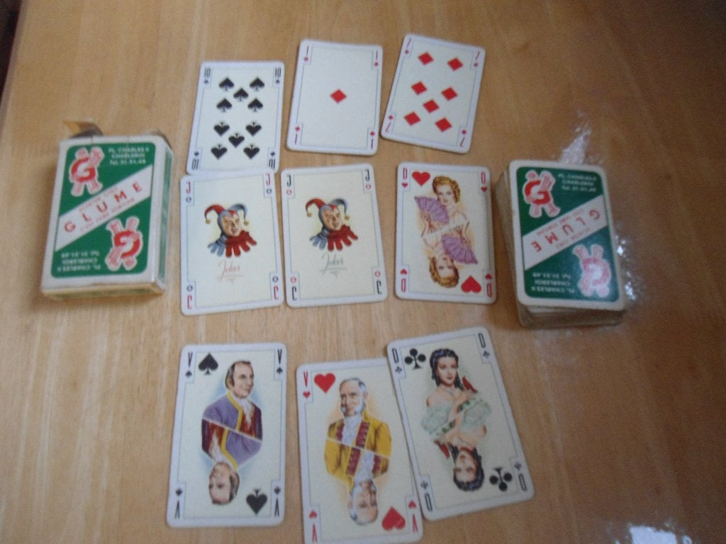 Ancien jeu cartes publicitaire complet., Collections, Cartes à jouer, Jokers & Jeux des sept familles, Enlèvement ou Envoi, Utilisé