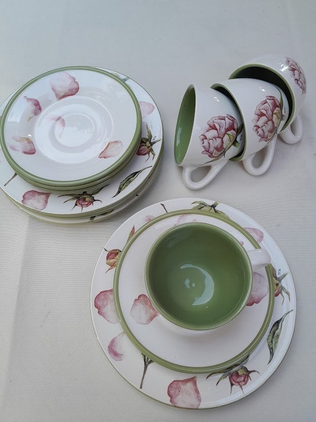 Service de petit-déjeuner Jet ter Steege, Service complet, Enlèvement ou Envoi, Poterie, Comme neuf