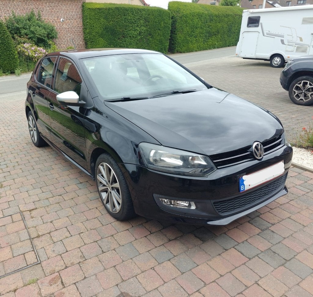 VW Polo Black Edition 1.2L - 90.000 km, Auto's, Voorwielaandrijving, Euro 5, Stof, Zwart