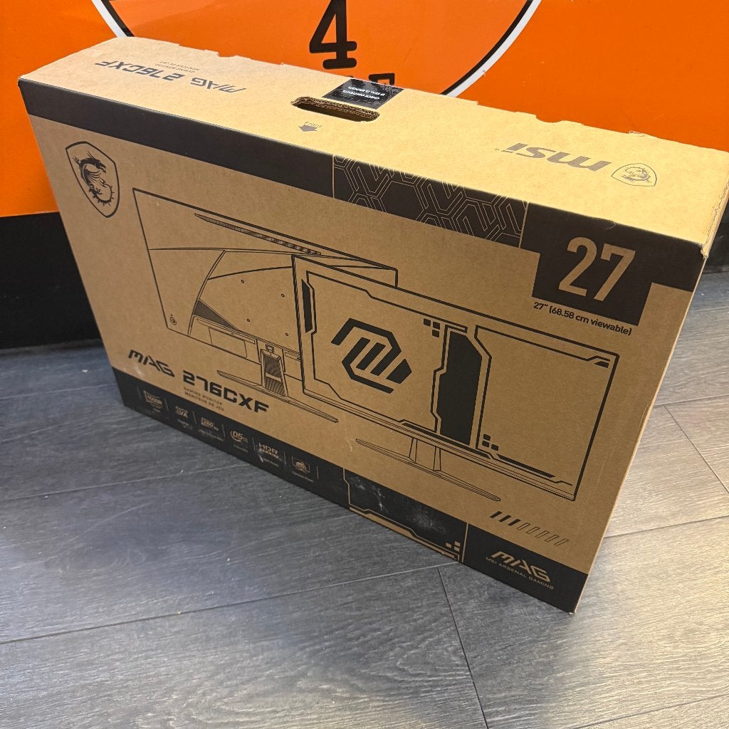 MSI MAG 276CXF - Full HD Curved Gaming Monitor - 280hz - 27, Gaming, VA, Zo goed als nieuw, 201 Hz of meer