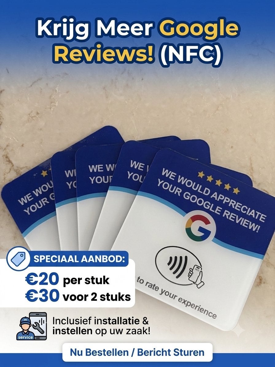 Google Review NFC card, Electroménager, Pièces & Accessoires, Enlèvement, Comme neuf