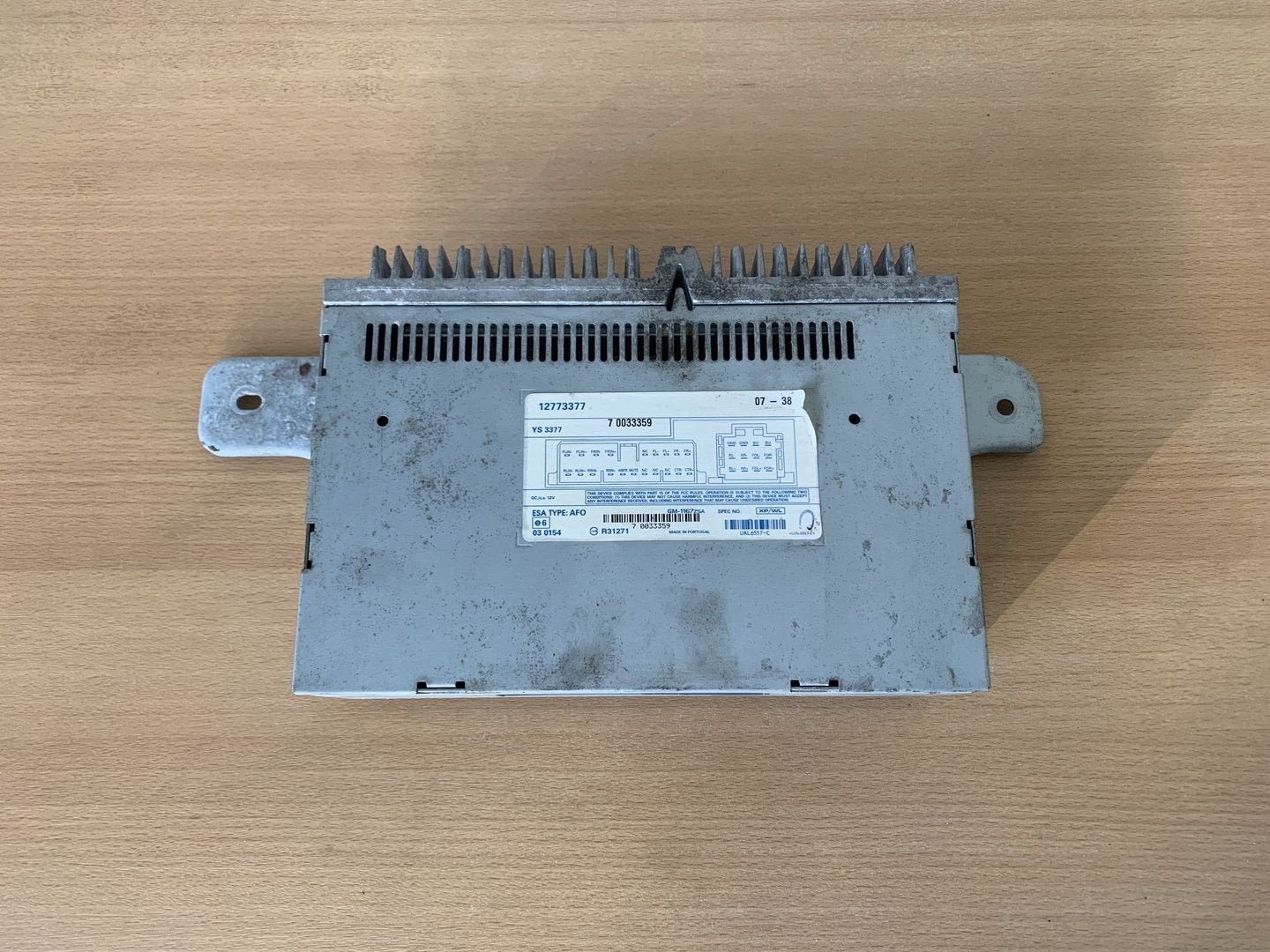 saab 9-3 II radio versterker 2002 tot 2015 12773377, Autos : Divers, Autoradios, Enlèvement ou Envoi, -, -, -
