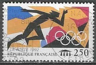 Frankrijk 1992 - Yvert 2745 - Spelen in Barcelona (ST), Postzegels en Munten, Verzenden, Gestempeld