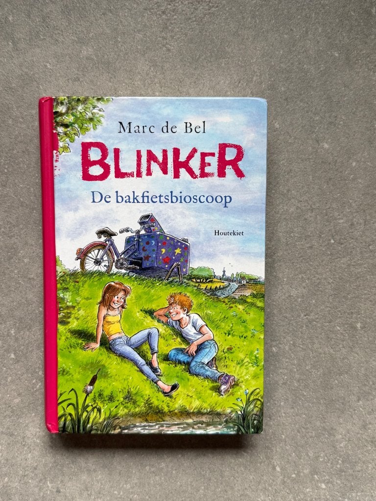 Blinker en de bakfietsbioscoop, Ophalen of Verzenden, Zo goed als nieuw, Marc de Bel, Fictie algemeen