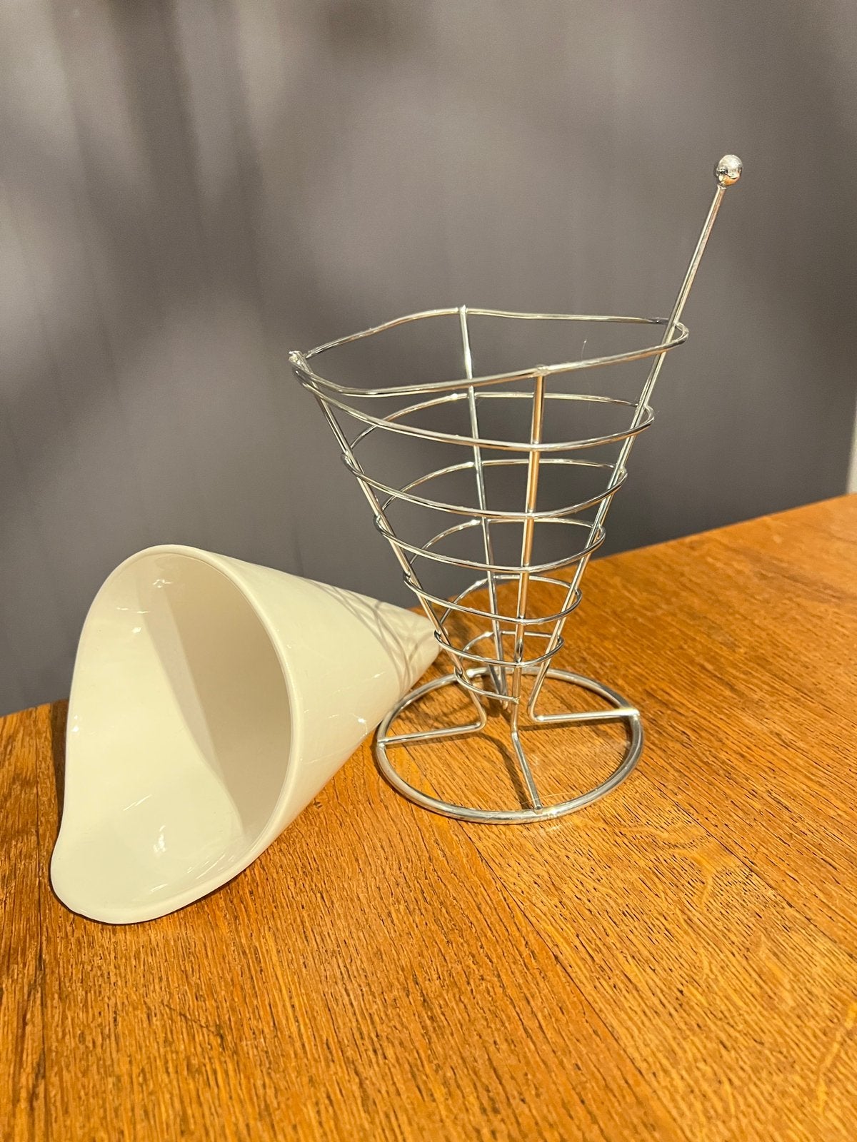 Sachet de frites en porcelaire ou similaire, Collections, Enlèvement