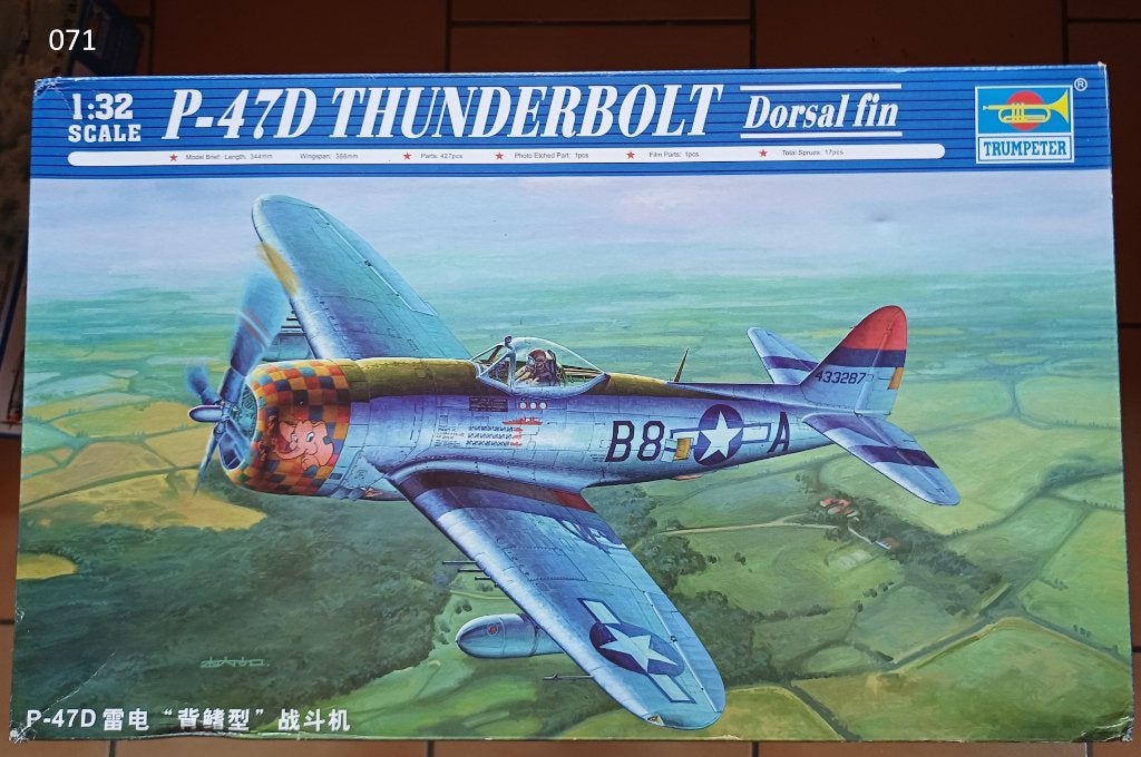 P-47D Thunderbolt Dorsal fin  1/32  Trumpeter, Enlèvement ou Envoi