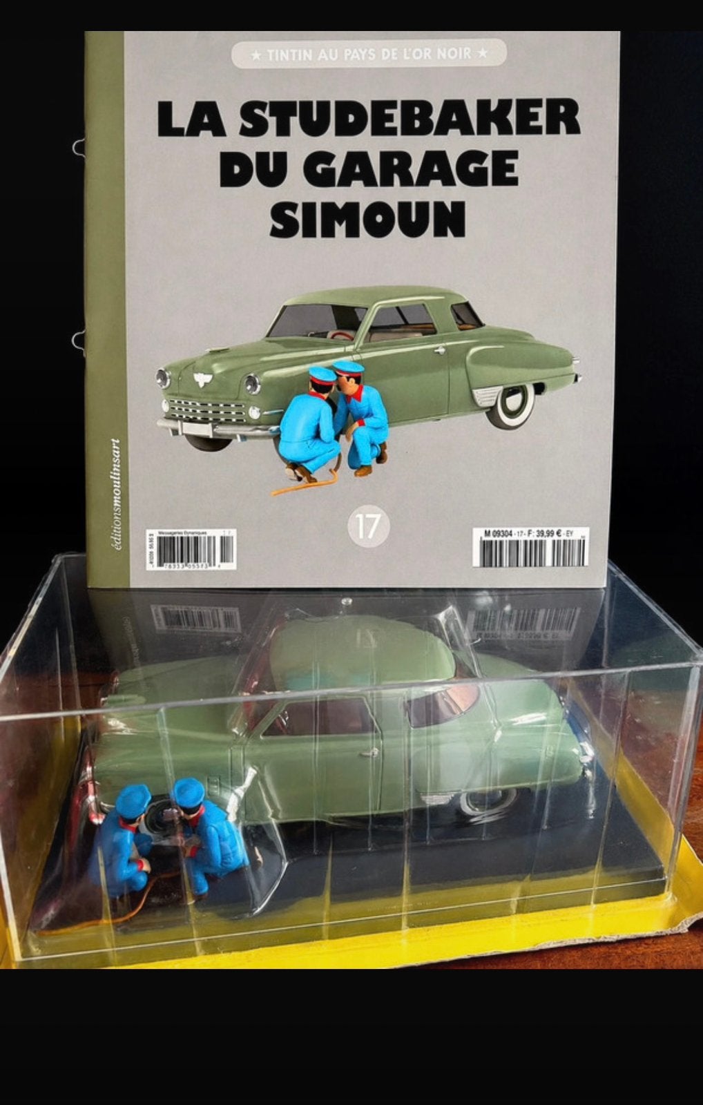 Tintin - La Studebaker du Garage Simoun 1:24 - Neuf, Collections, Enlèvement ou Envoi, Comme neuf, Voitures