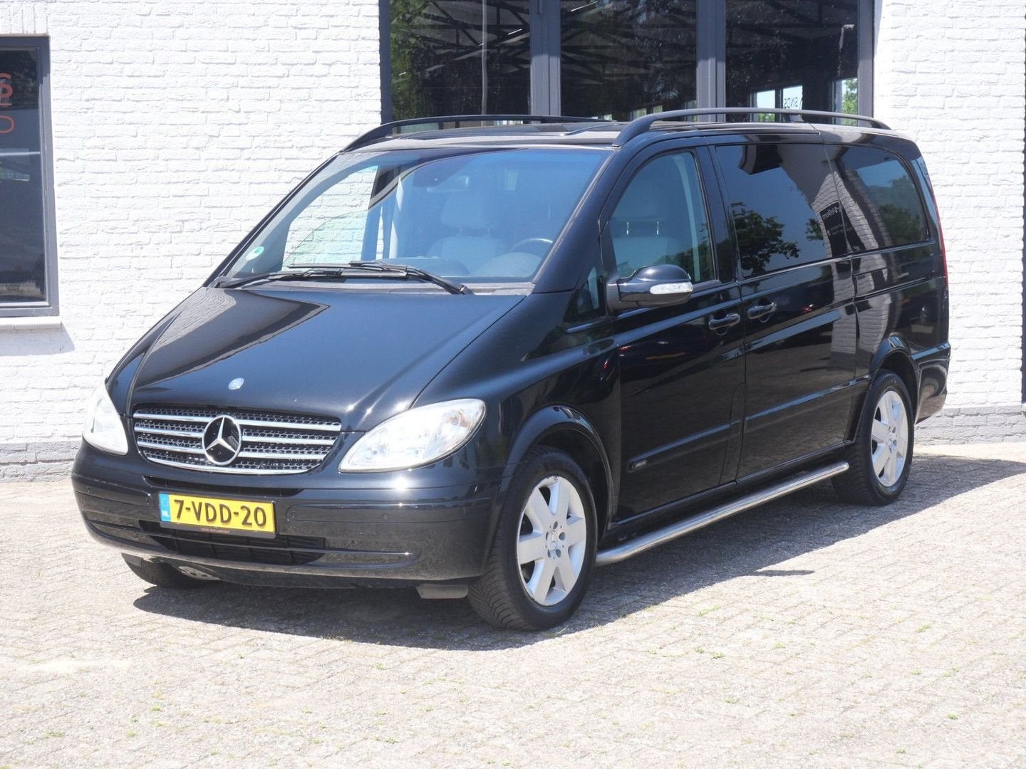 Mercedes-Benz Viano 3.0 CDI DC Ambiente Lang Ecc Leder Young, Auto's, Automaat, Zwart, Mercedes-Benz, Bedrijf