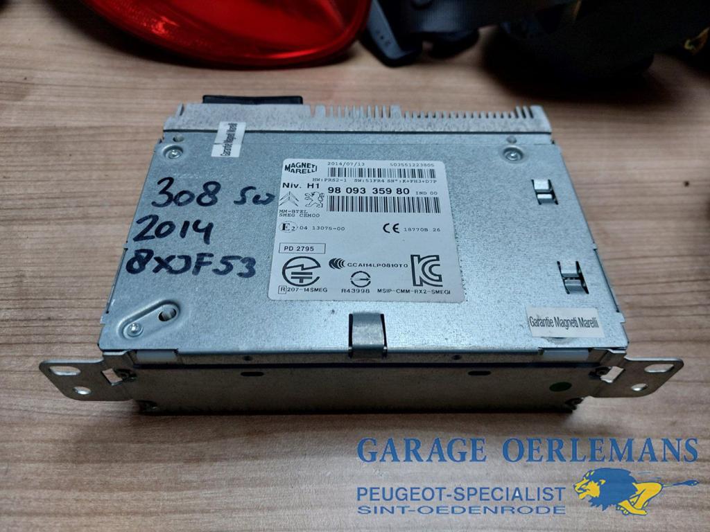 radio peugeot 308 sw 2014, 9809335980, Autos : Divers, Autoradios, Enlèvement ou Envoi, -, -, -