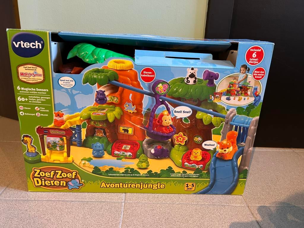 Zoef zoef dierenjungle vtech, Kinderen en Baby's, Ophalen, Zo goed als nieuw