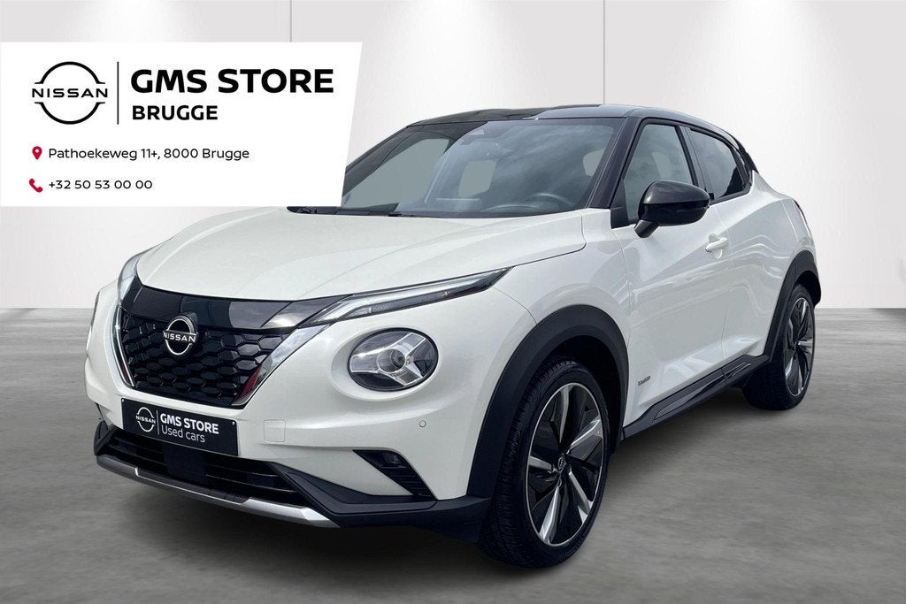Nissan Juke 1.6 Hybrid 145 N-Design (automatique), 750 kg, Entreprise, 5 portes, 105 kW