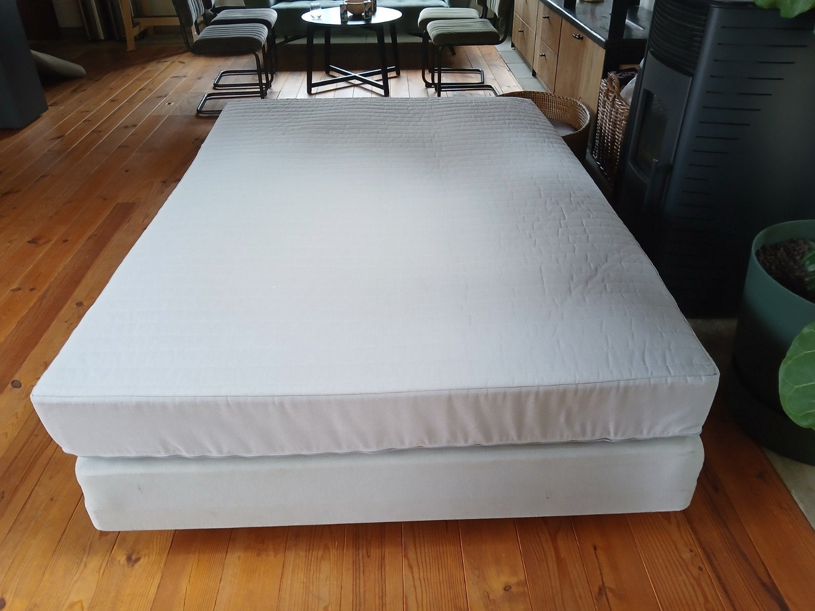 boxspringbed  + matras Sultan, Queen size, Enlèvement, 200 cm, 140 cm