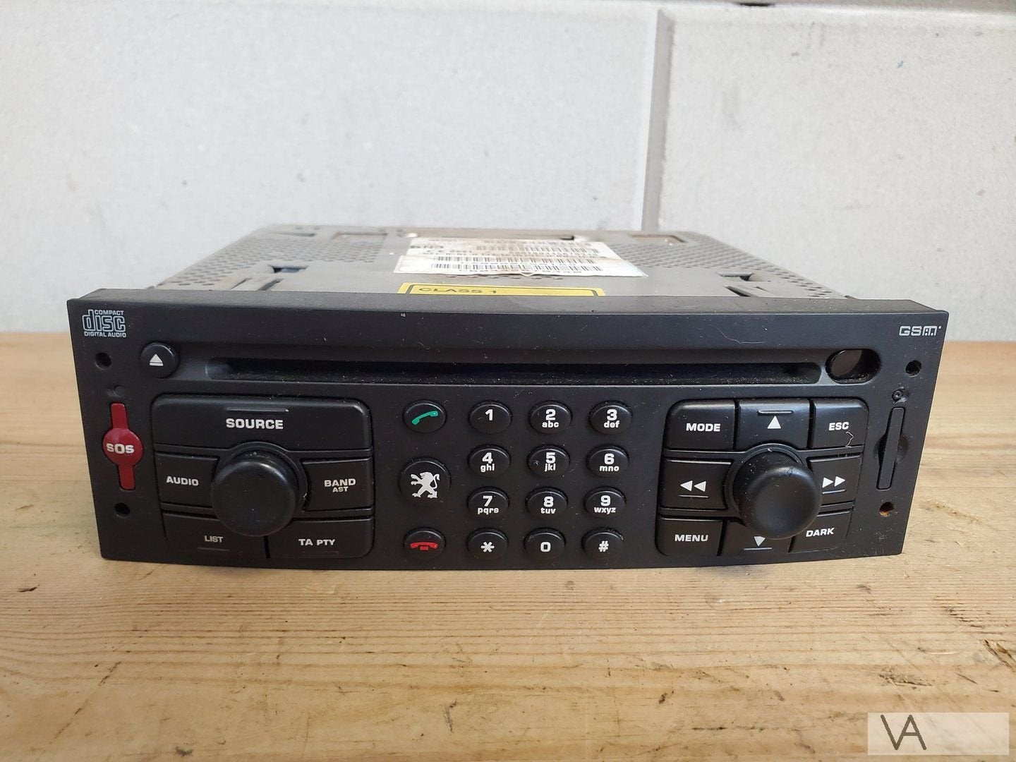 Peugeot 807 Citroen C8 radio met navigatie 14005552xt €100, Autos : Pièces & Accessoires, -, Utilisé, -, Peugeot