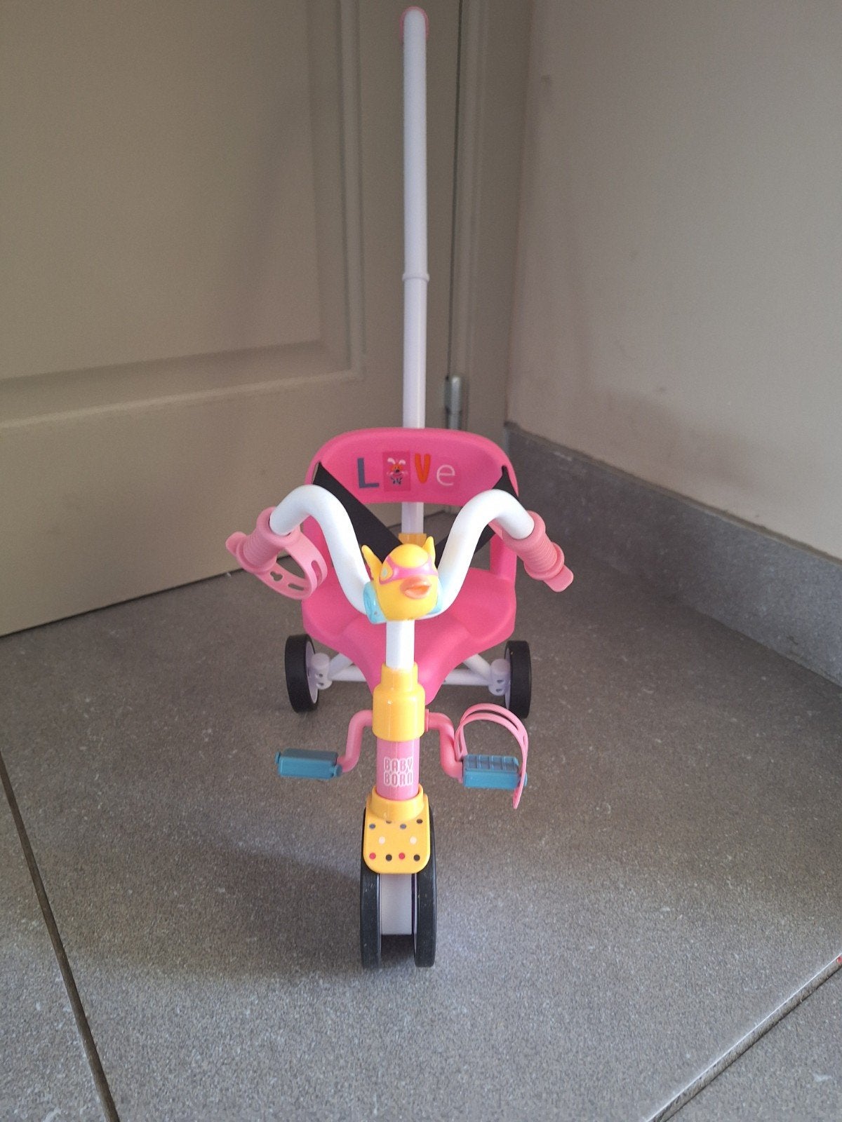 Babyborn driewieler, Kinderen en Baby's, Speelgoed | Poppen, Ophalen, Zo goed als nieuw, Babypop