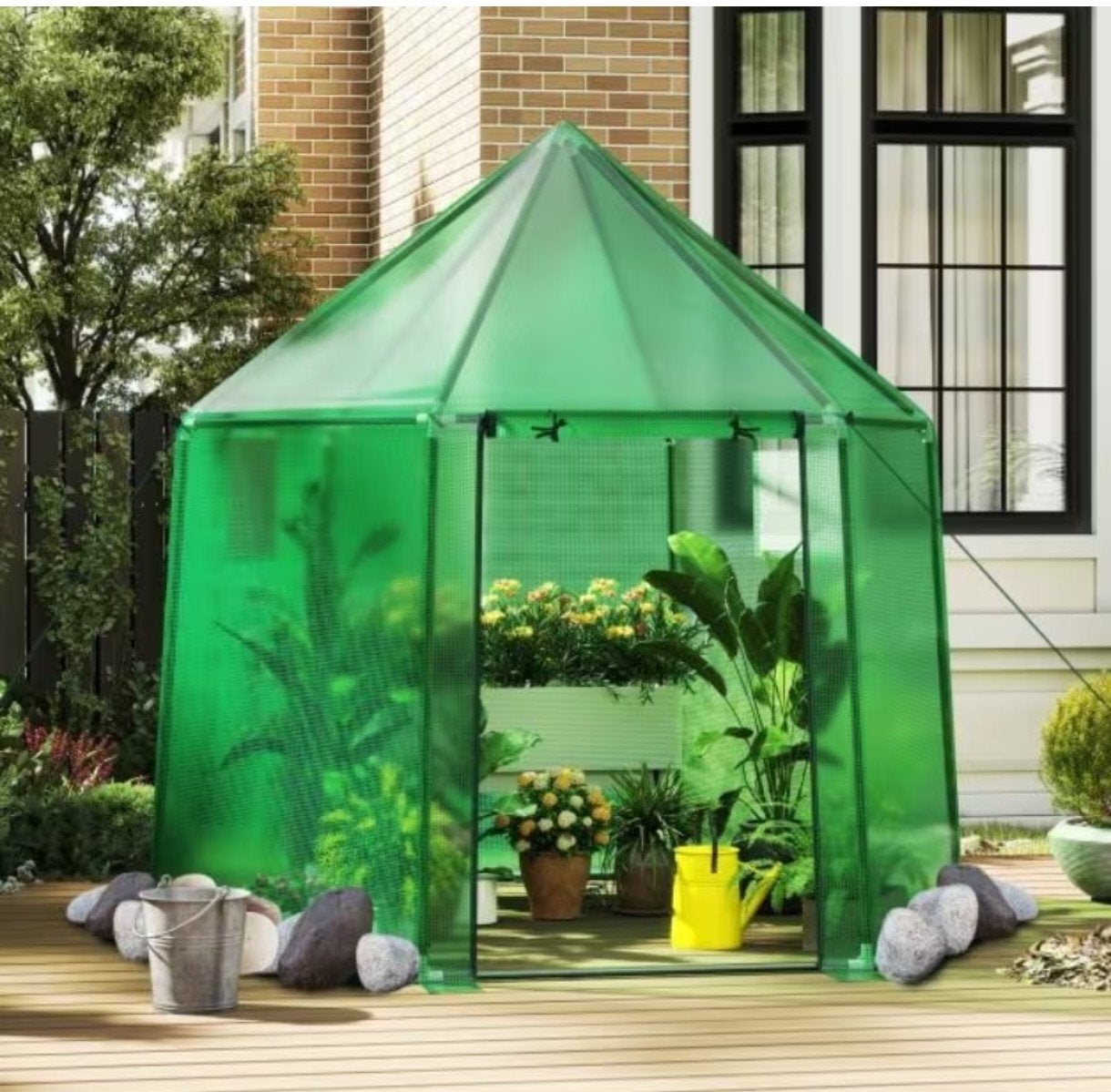 Nieuwe serre in doos . greenhouse, Tuin en Terras, Ophalen, Nieuw, Kweekkas