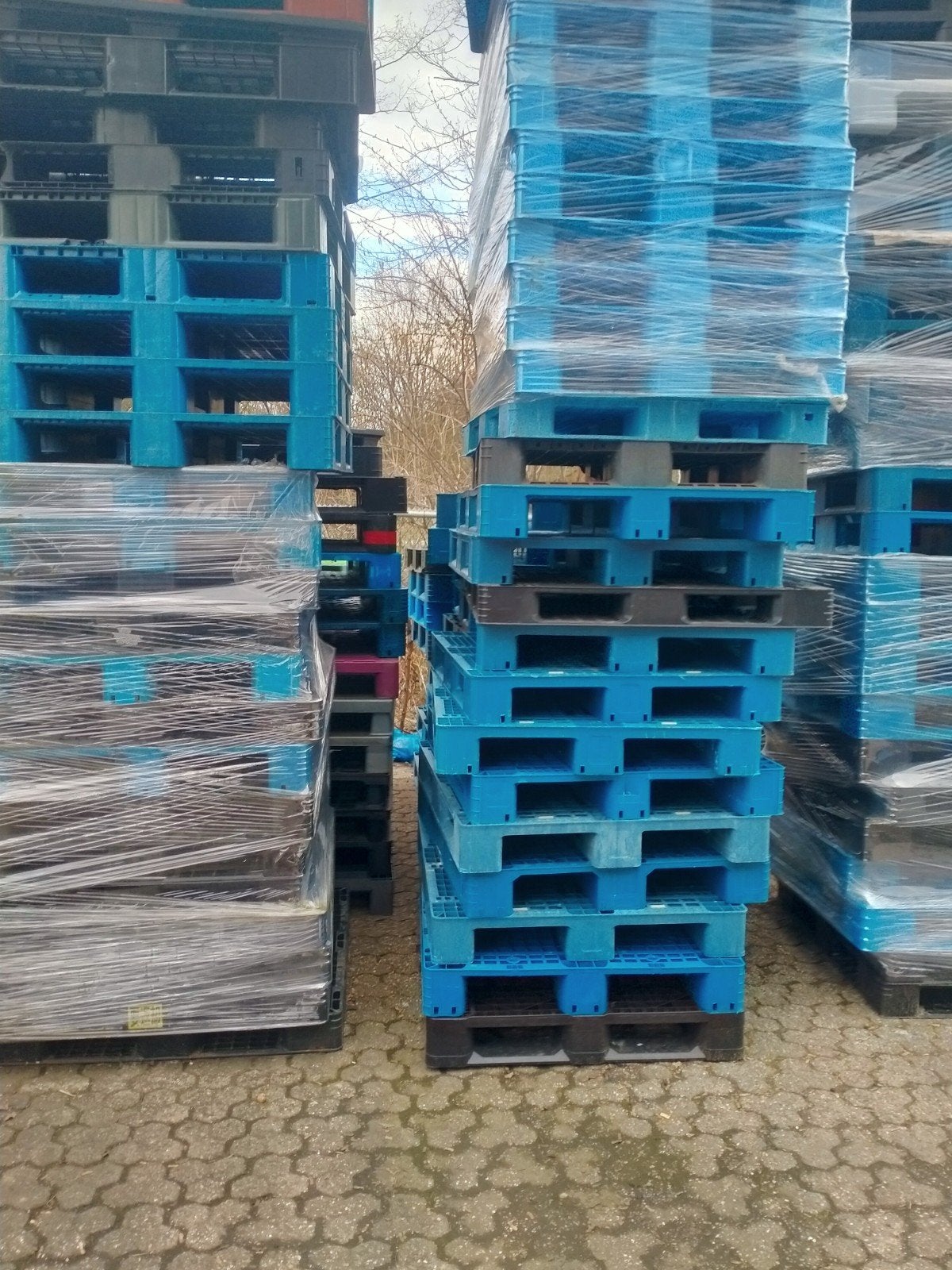 Pvc pallets, Ophalen