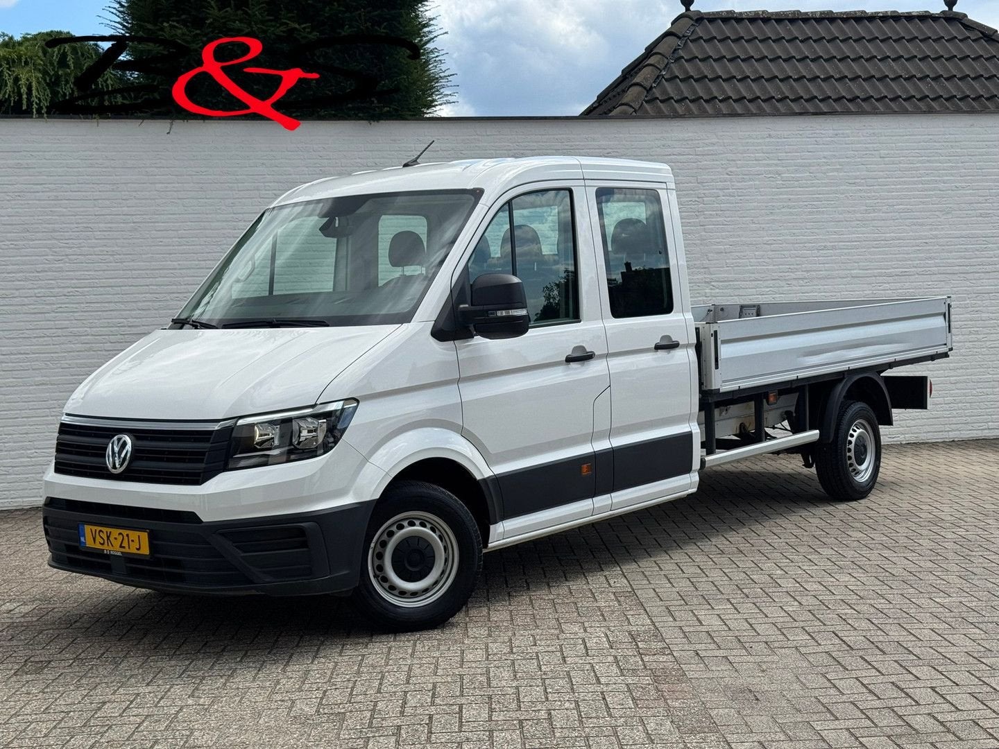 Volkswagen Crafter 35 2.0 TDI L4 DC Carplay Cruise control A, Auto's, Bestelwagens en Lichte vracht, 213 g/km, Wit, Bedrijf, Onderhoudsboekje
