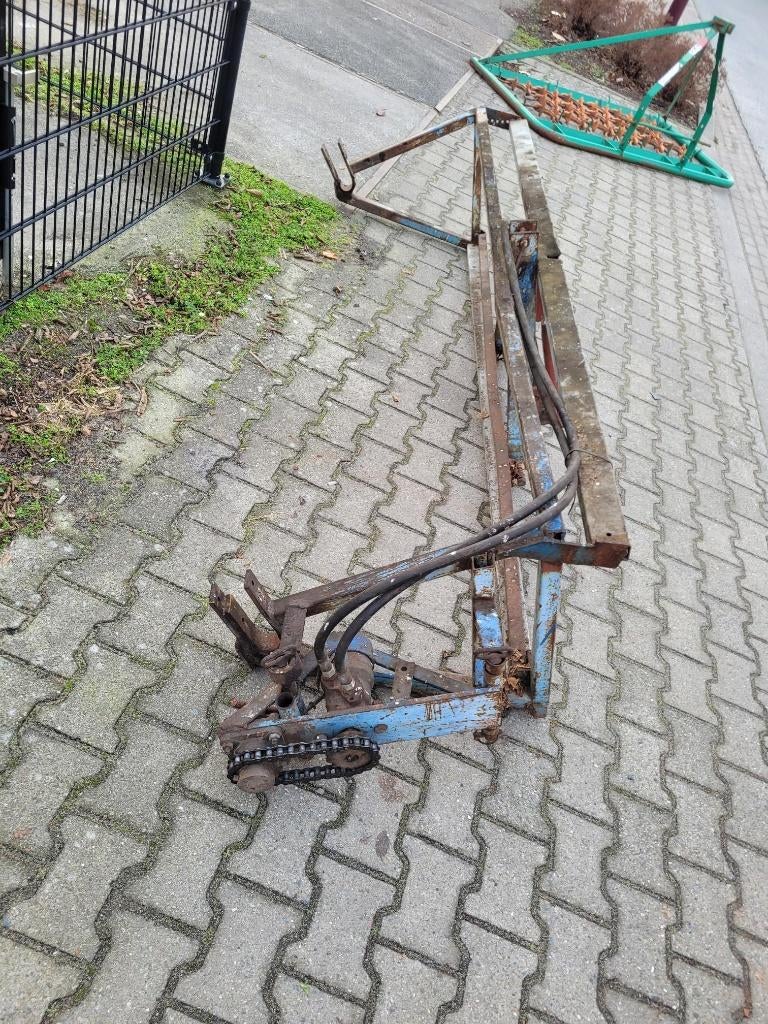 Plasticoroller / folie oproller hydraulisch, Ophalen