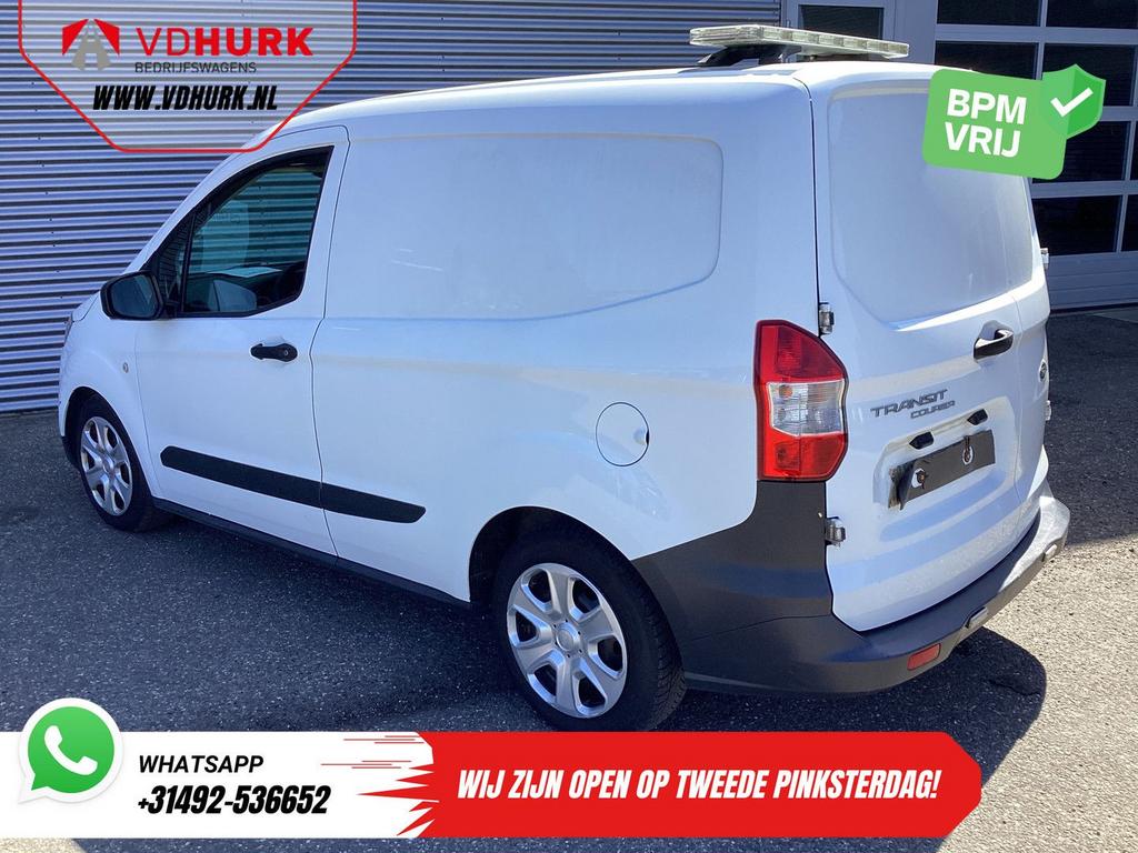 Ford Transit Courier 1.5 TDCI 100 pk Trend Stoelverw./ Inric, Electronic Stability Program (ESP), Wit, Bedrijf, Ford