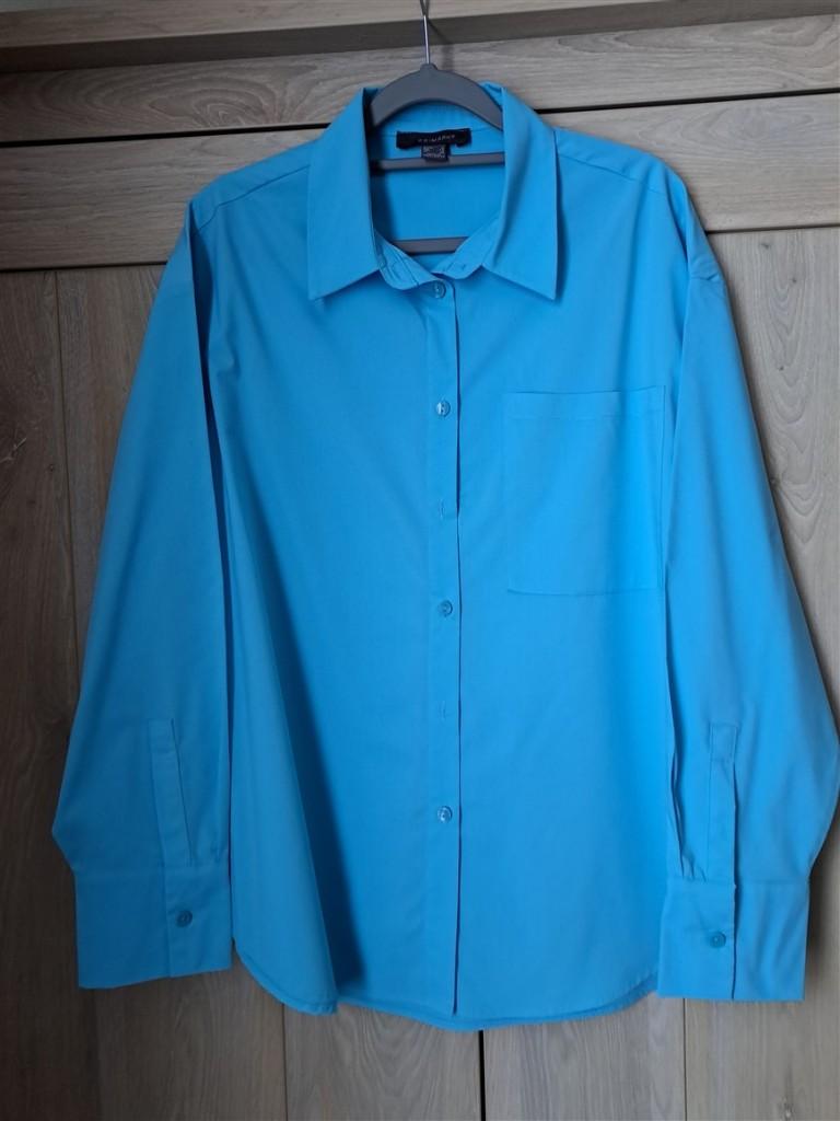 Blouse met lange mouwen turquoise maat 44, Maat 42/44 (L), Ophalen of Verzenden, Zo goed als nieuw, Primark