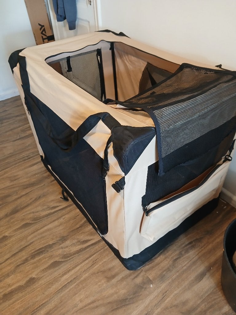 Cage de transport pliable pour chien, Enlèvement, Comme neuf
