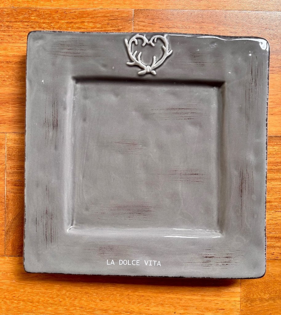 Joli plat de présentation, Maison & Meubles, Cuisine | Vaisselle, Enlèvement ou Envoi, Plateau, Comme neuf, Céramique