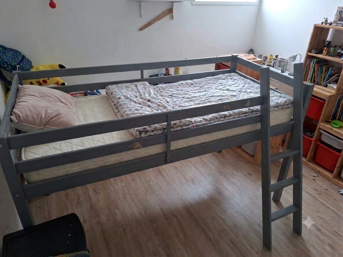 lit en hauteur, Enlèvement, Utilisé, Lit mezzanine