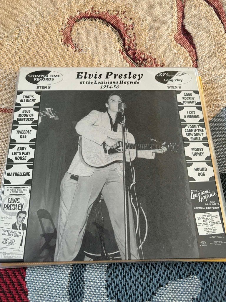 Elvis 10 inch lp, Elvis Presley at the Louisiana Hayride, LP, 10 inch, Ophalen of Verzenden, Zo goed als nieuw