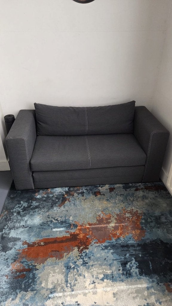 Slaapbank, Ophalen, Tweepersoons, 75 tot 100 cm, Zo goed als nieuw