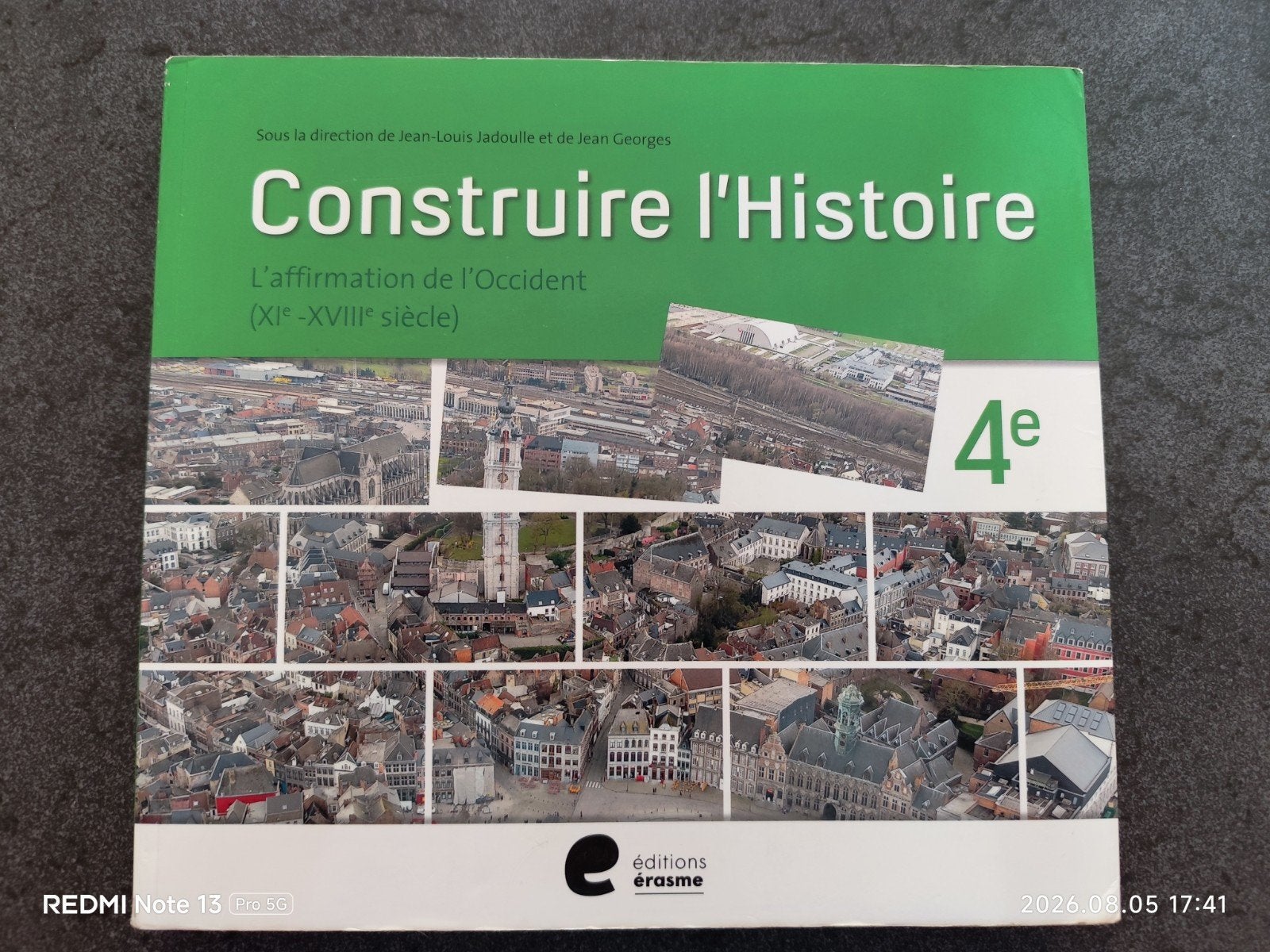 Construire l'Histoire 4e, Livres, Livres scolaires, Enlèvement, Comme neuf, Histoire