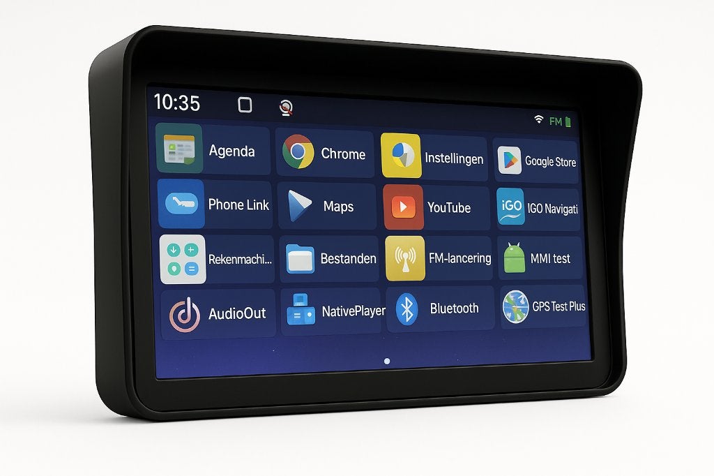 9" Apple Carplay-Android Auto Tablet GPS Navigatiesysteem., Info@drktech.be, Oosterwennel 35 Genk, Nieuw, Ophalen of Verzenden