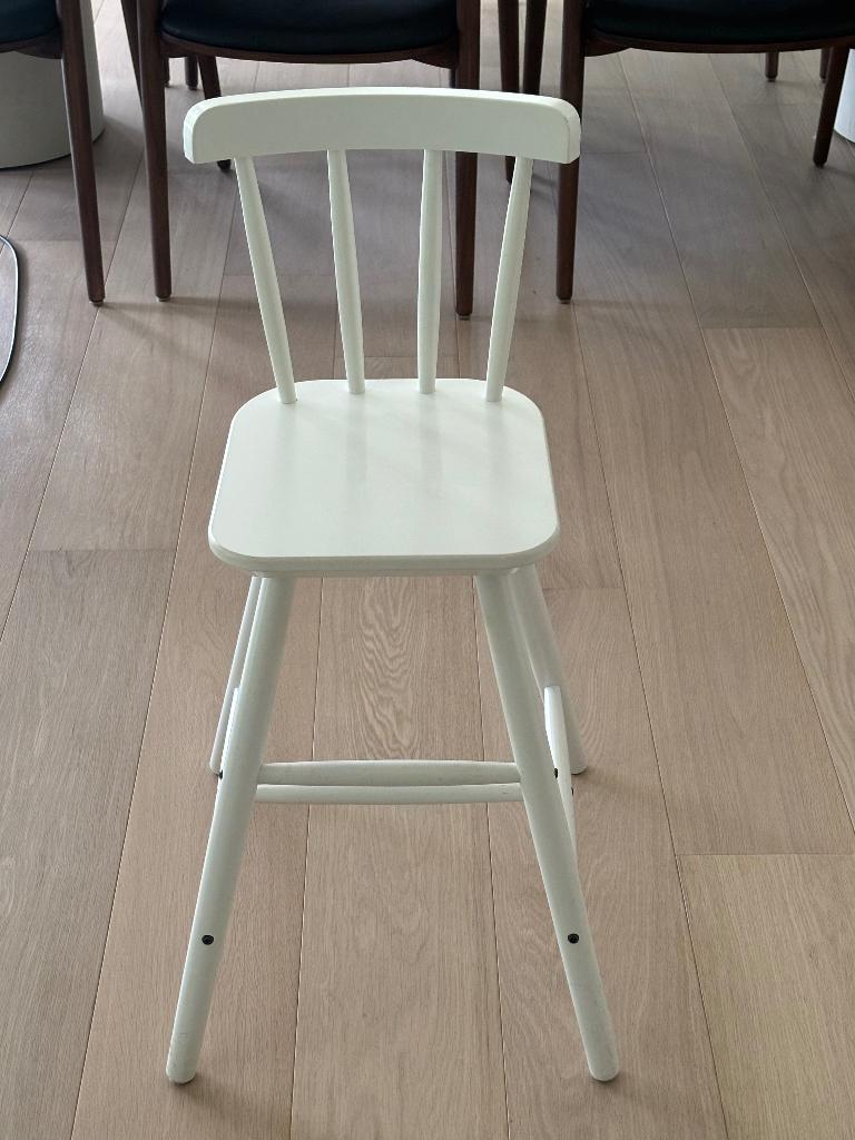 IKEA AGAM kinderstoel wit, Enlèvement, Comme neuf, Autres types, Coulissant