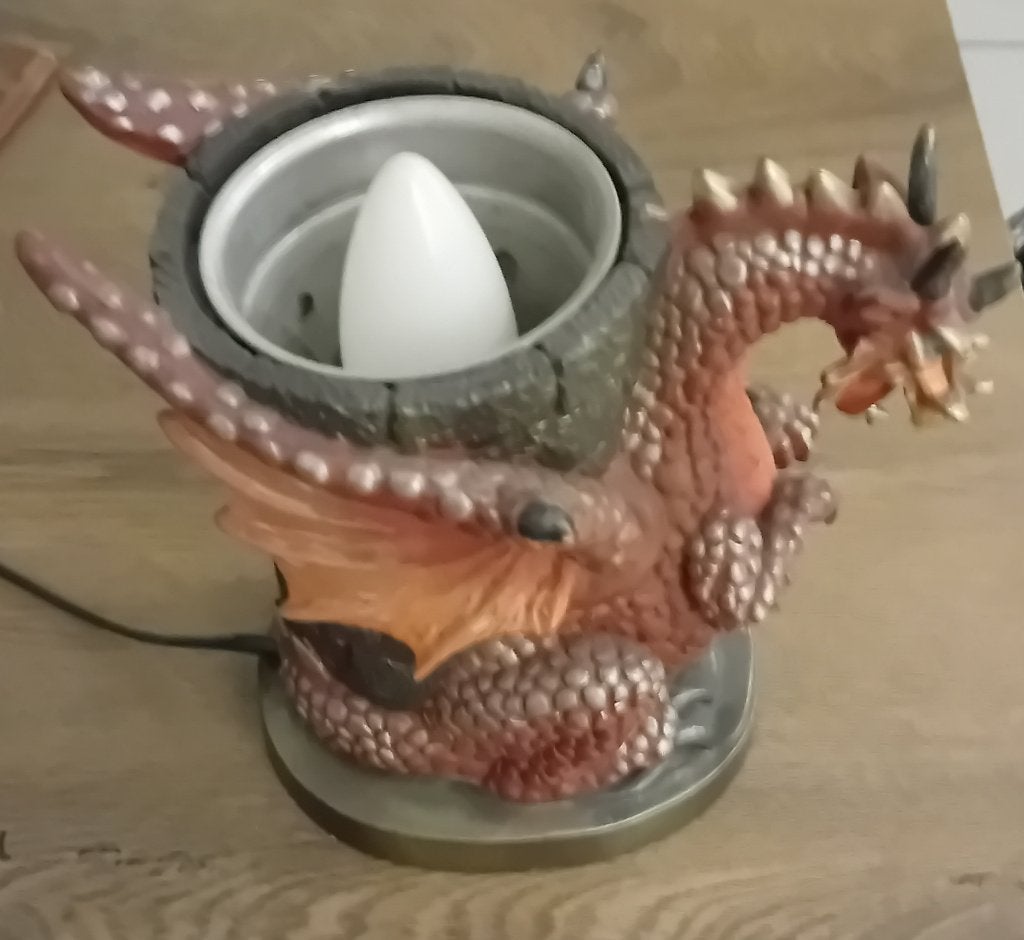Draken lamp. Werkend en intact., Huis en Inrichting, Ophalen, Overige materialen, Gebruikt, Fantasy