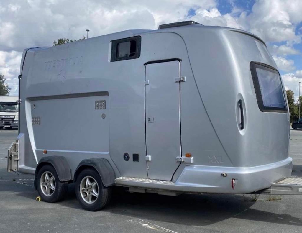 Westfalia XXL 2 personnes avec petit mobil-home, Enlèvement, Comme neuf, Aluminium, Remorque 2 chevaux