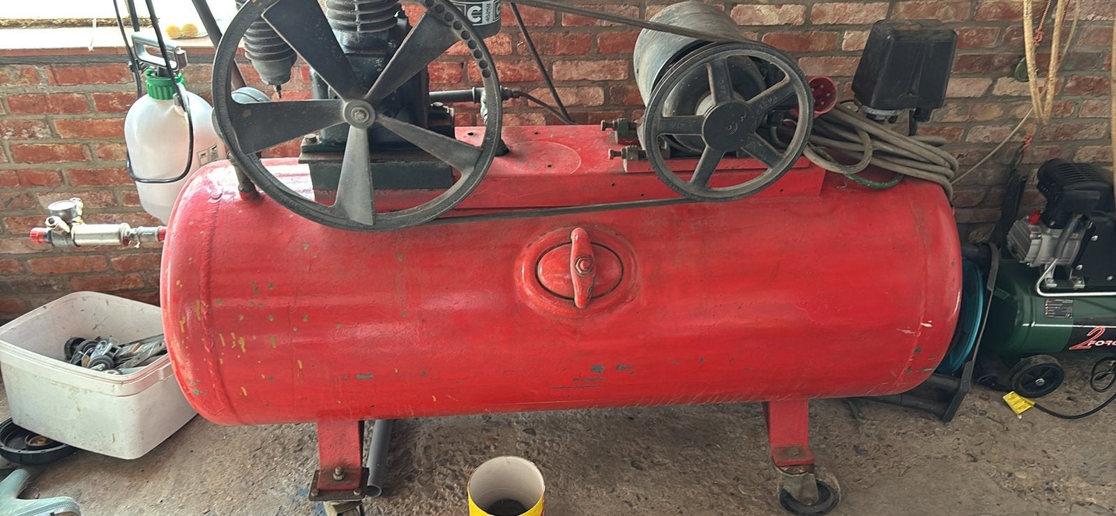 Grote compressor, Ophalen