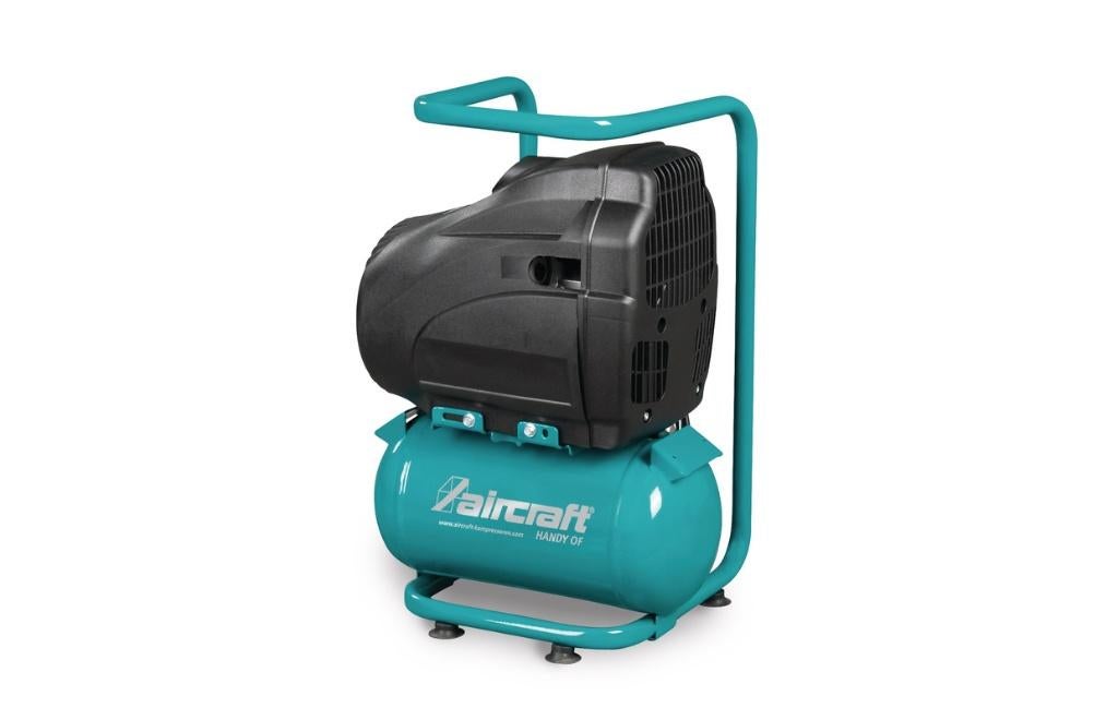 COMPRESSEUR AIRCRAFT HANDY 201 OF E SANS HUILE 6L 1,1KW, Moins de 25 litres, Enlèvement ou Envoi, Mobile, Utilisé