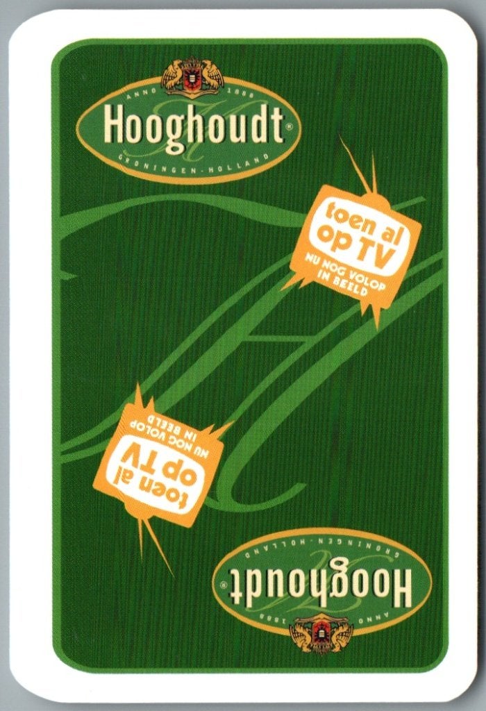 speelkaart - LK15586 - Hooghoudt, Verzamelen, Speelkaarten, Jokers en Kwartetten, Zo goed als nieuw, Speelkaart(en), Verzenden