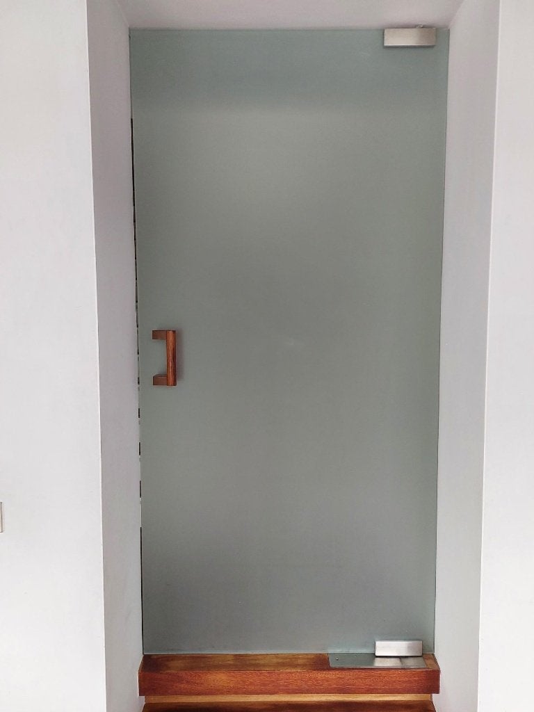 Glazen deur, Doe-het-zelf en Bouw, Deuren en Vliegenramen, Ophalen, Gebruikt, Glas, Binnendeur