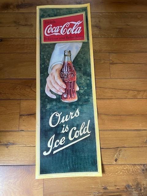 Poster Coca cola, Ophalen, A1 t/m A3, Reclame, Rechthoekig Staand