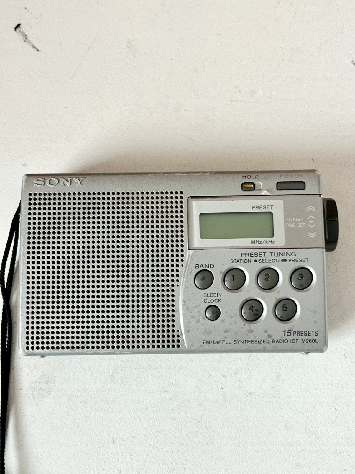 Sony ICF-M260L draagbare radio (FM/LW), Verzenden, Gebruikt, Radio